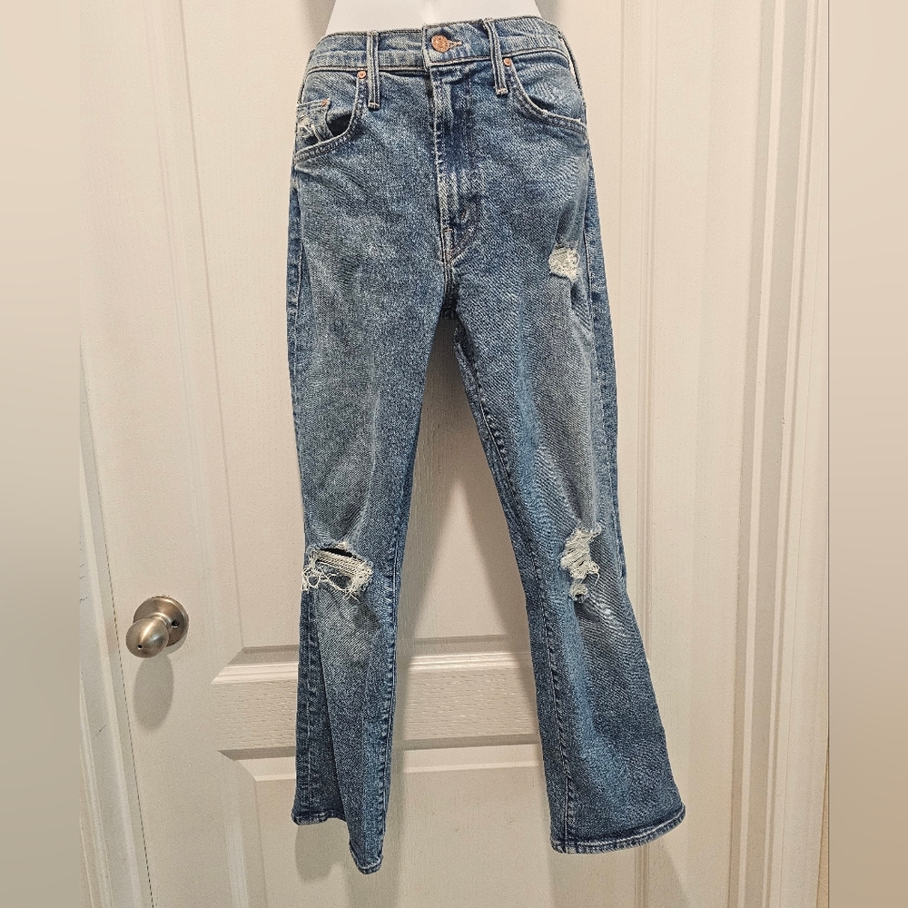 Mother The Insider Ankle in Bloom and Doom Size 27